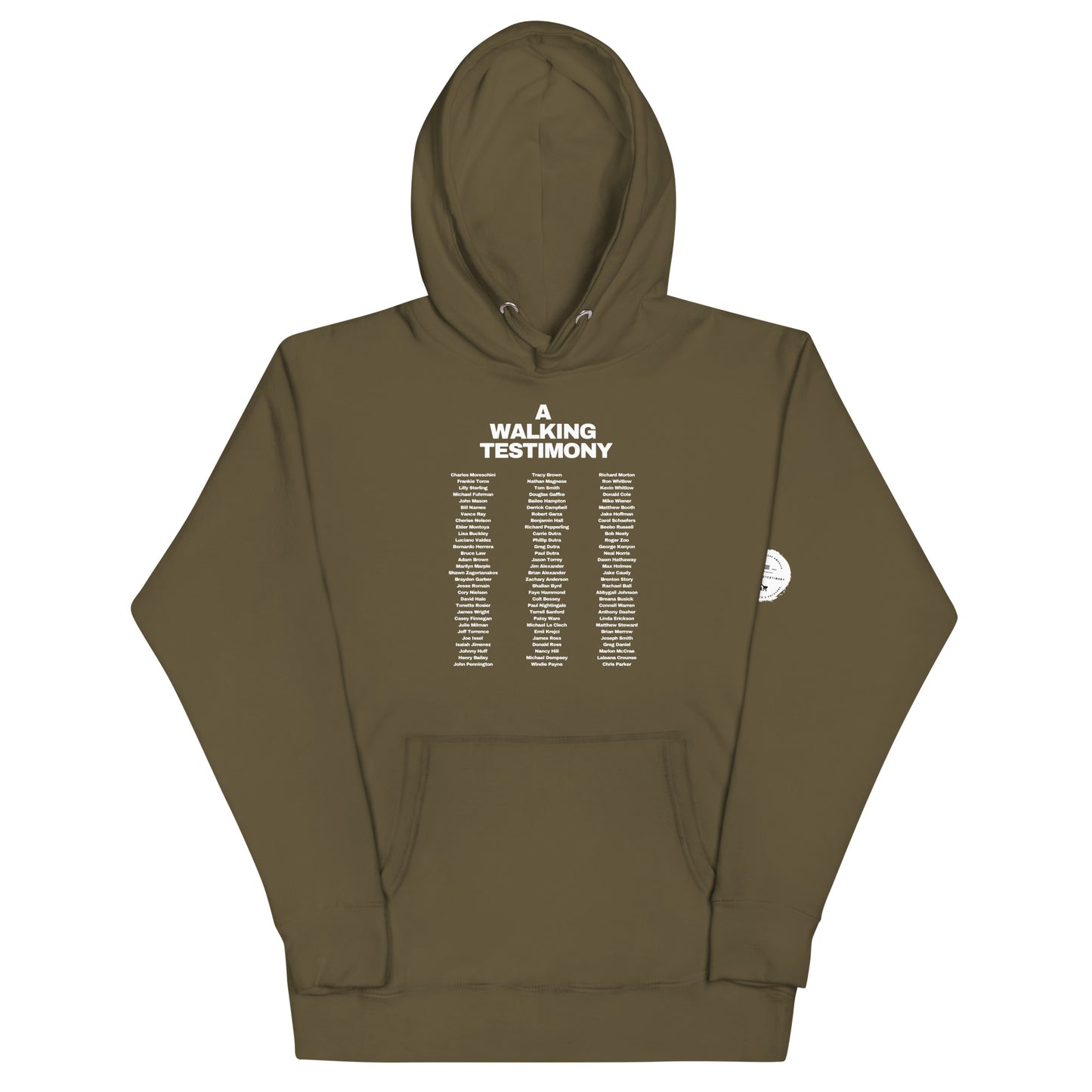 A Walking Testimony Remembrance Hoodie 7th Edition