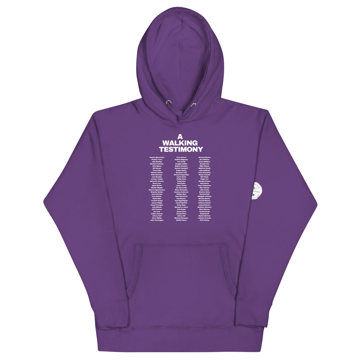 A Walking Testimony Remembrance Hoodie 7th Edition