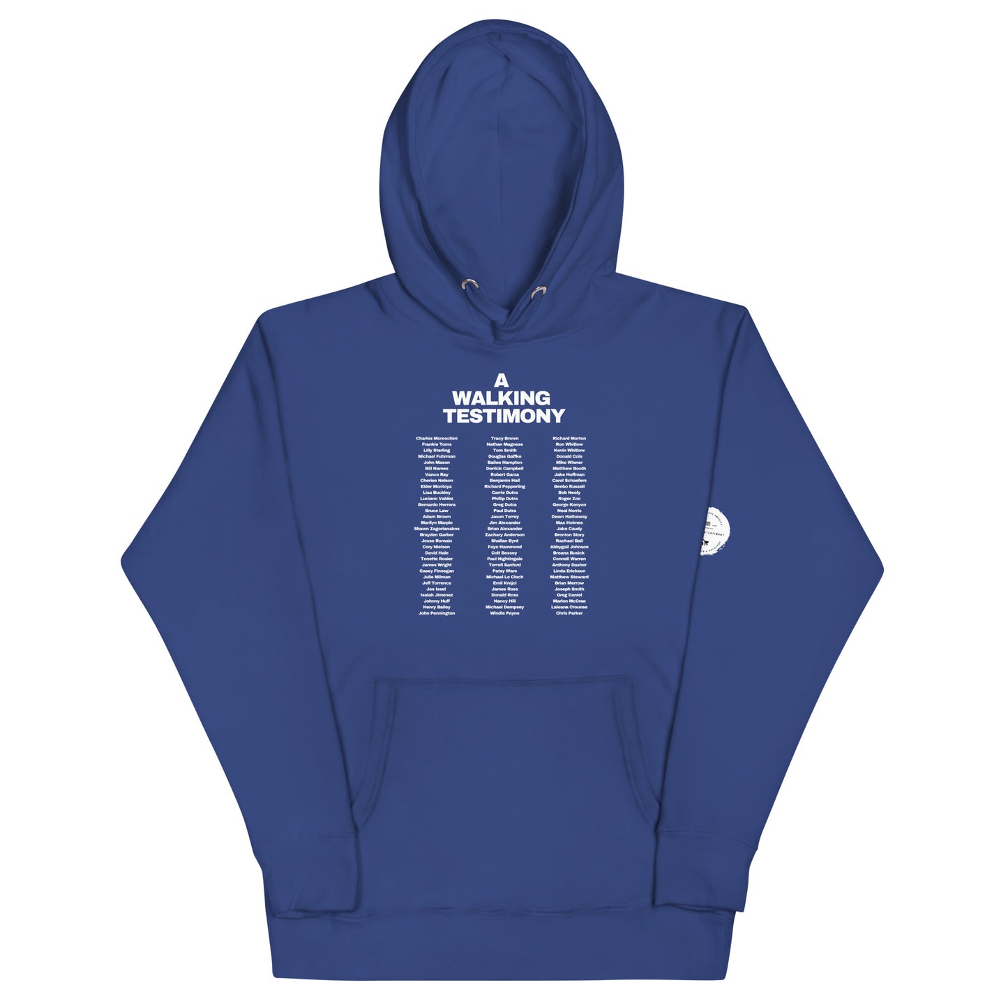 A Walking Testimony Remembrance Hoodie 7th Edition