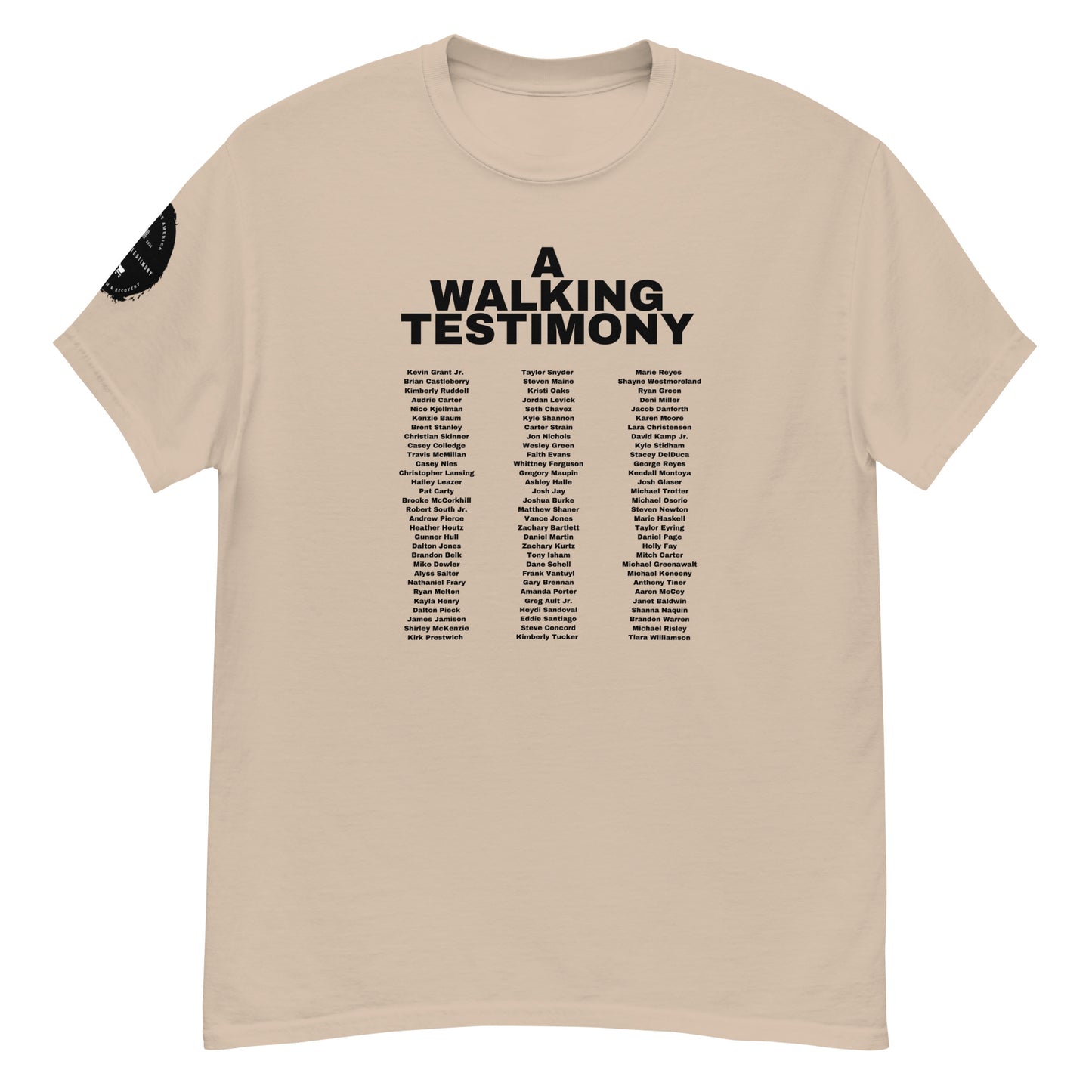 Official A Walking Testimony Shirt Edition 2 (Light Colors)