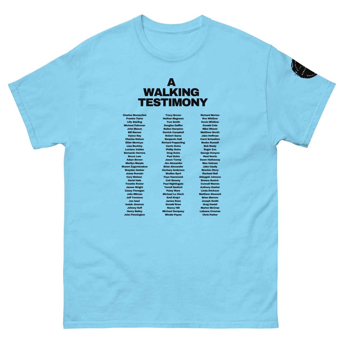 Official A Walking Testimony Tee Seventh Edition (Light Colors)