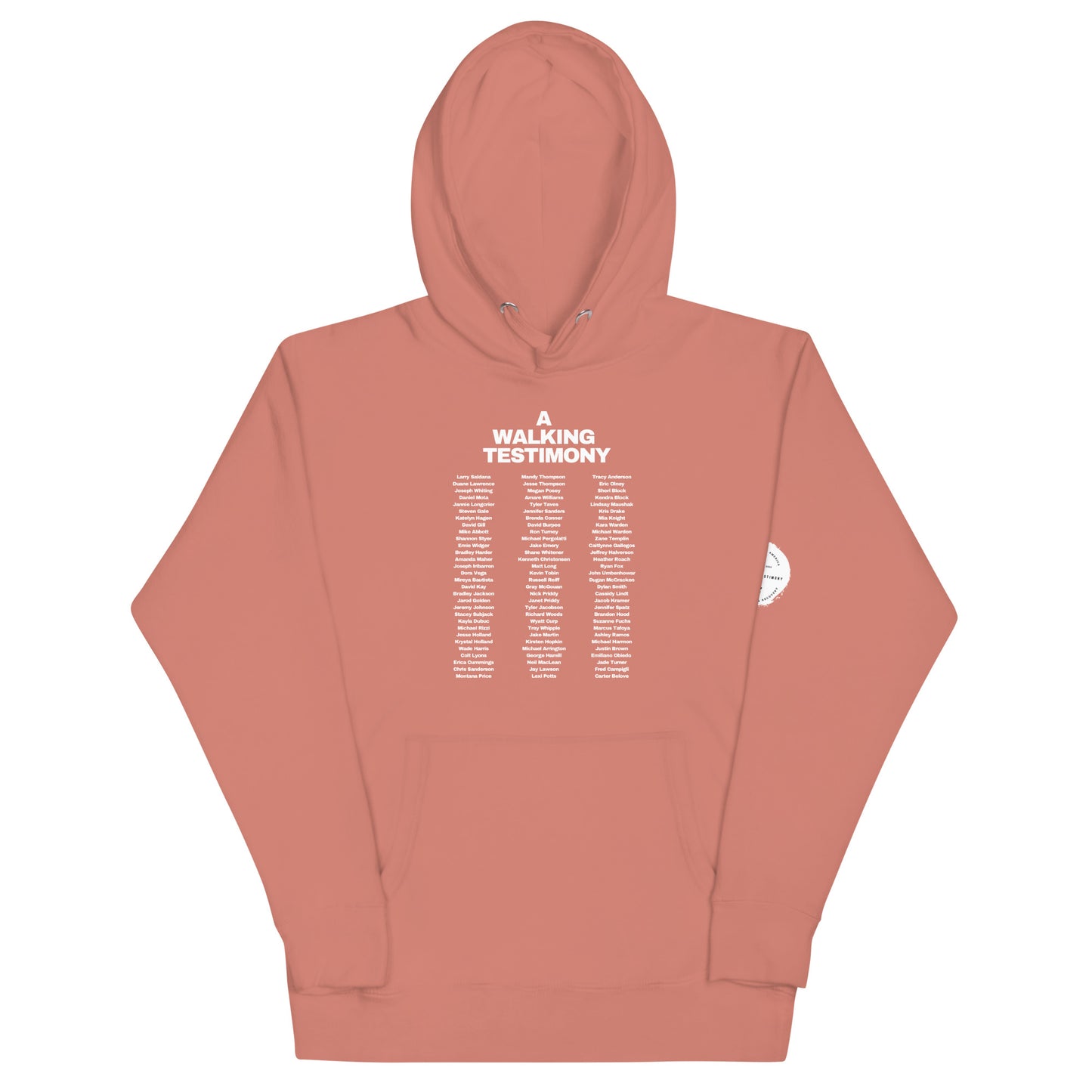Official A Walking Testimony Hoodie 10th Edition